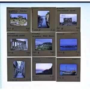 1960s VTG (32) Greece Athens Corfu 35mm Slides Travel Photography Historical